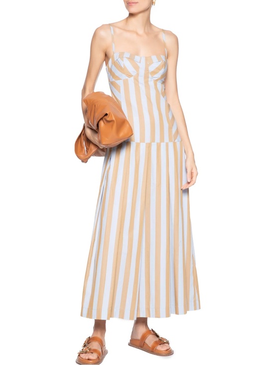 FARM Rio Dresses & Skirts - FARM RIO Striped Maxi Dress